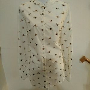 Victoria Beckham bumblebee blouse